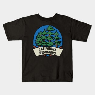 California Redwoods Decal Kids T-Shirt